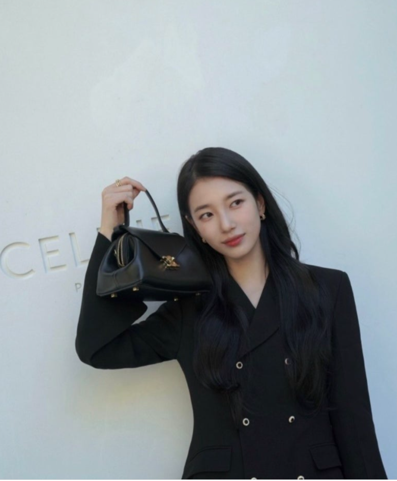 수지, 파리에서 빛난 셀린느 스타일… 블랙 재킷 하나로 완성한 분위기