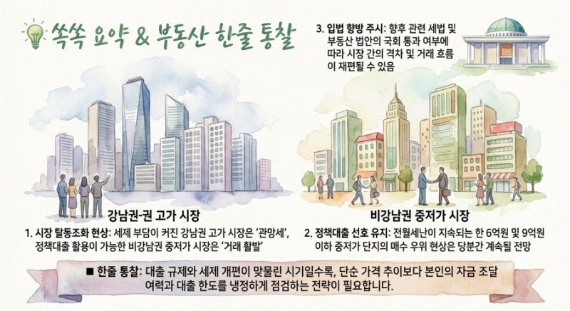 15억 이하 아파트 매수세 집중! 대출 규제 속 예비 내 집 마련 선택은?