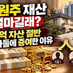 전원주 재산 얼마길래? 40억 자산 절반 두 아들에 증여한 이유