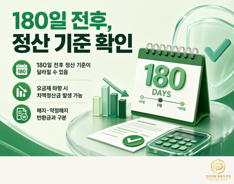 공통지원금 6개월 뒤 요금제 변경, 어디까지 낮출 수 있을까? 통신사별 차액정산금 확인법