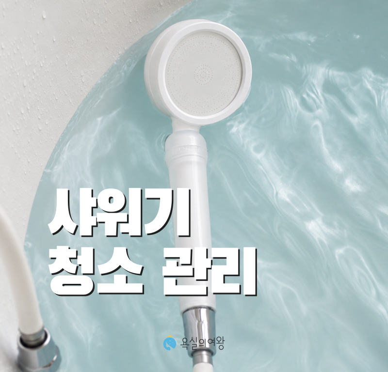 샤워기 청소 관리 방법 제대로 알고 가세요(샤워기 헤드, 호스 교체 주기)