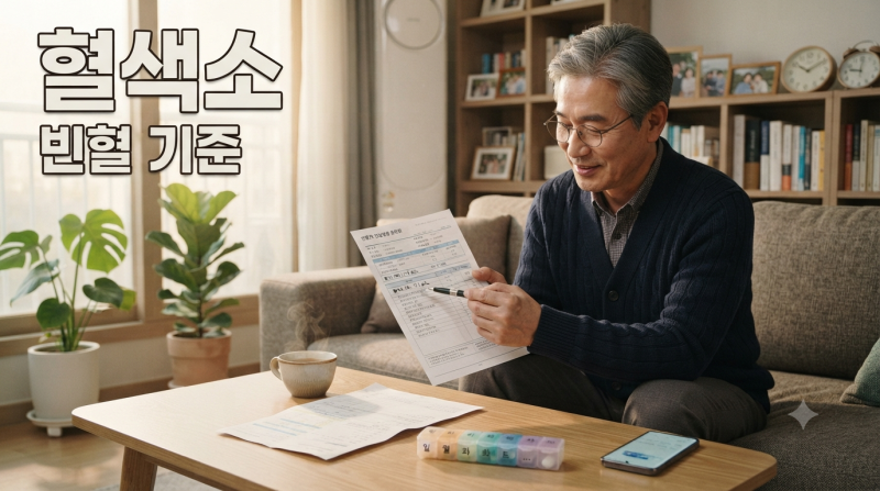 혈색소 수치 정상범위, 빈혈 기준과 낮게 나오는 이유