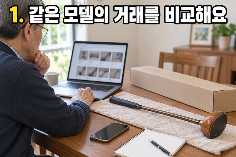 중고 파크골프채 팔 때 얼마를 받아야 할까? 가격 비교와 판매 준비법