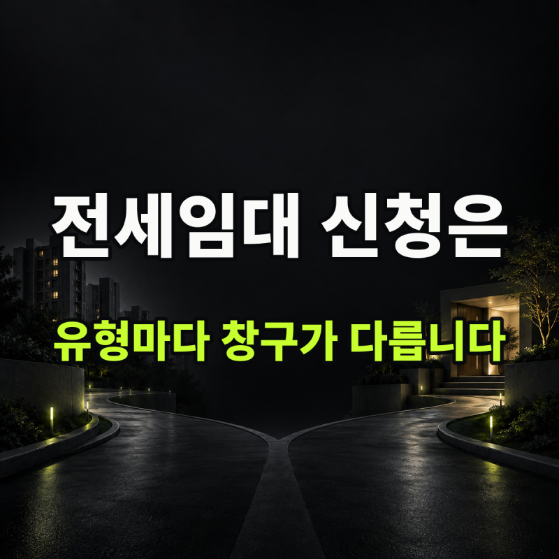 "신청은 포털이 아니라 LH청약플러스·행정복지센터에서 합니다" | 전세임대포털