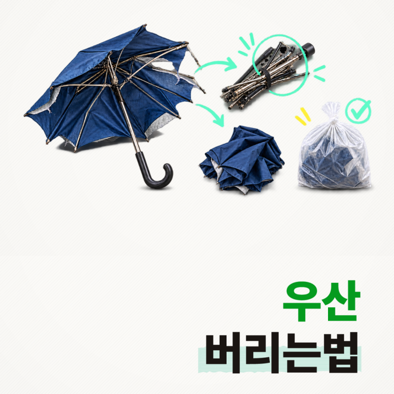 우산 버리는 법, 서울 대형폐기물 신고와 재질별 분리배출 방법