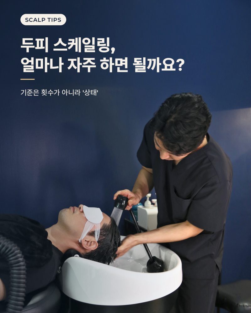 영등포 두피스케일링 | 두피 스케일링, 얼마나 자주 하면 될까요