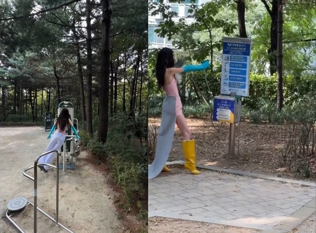 「“이런 장원영 처음이야” 산스장 벤치서 벌러덩 낮잠…파격적인 모습에 팬들 ‘환호’」