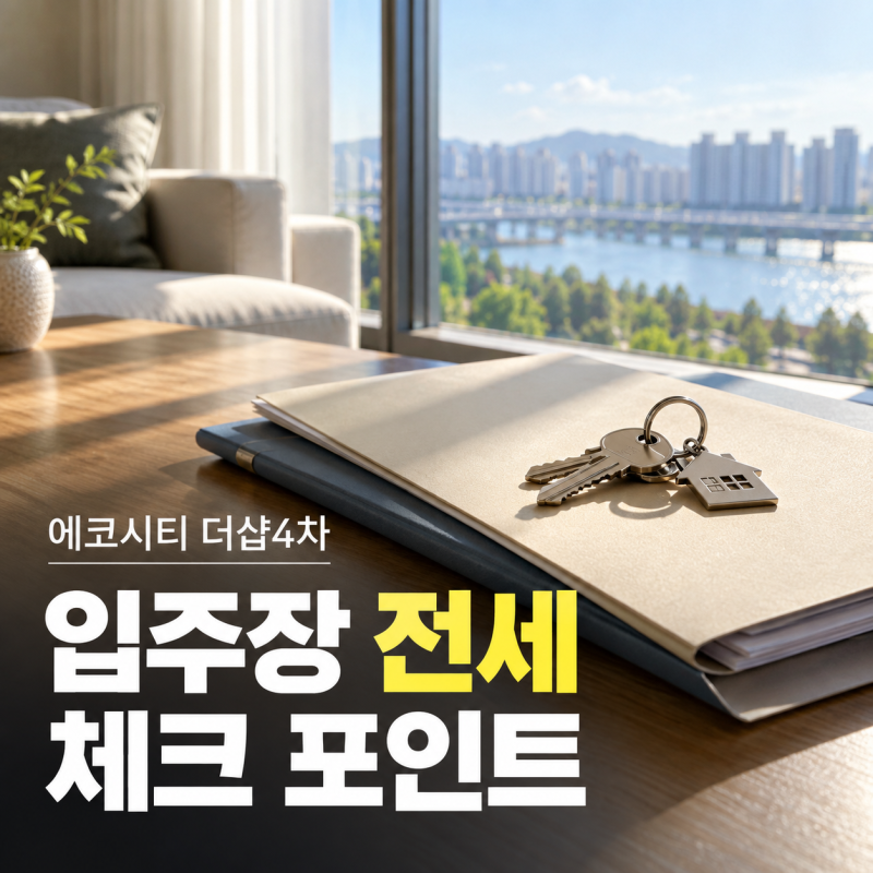 전주 에코시티 더샵4차 입주가 전세시장에 미칠 영향｜전세매물·전세가격 전망