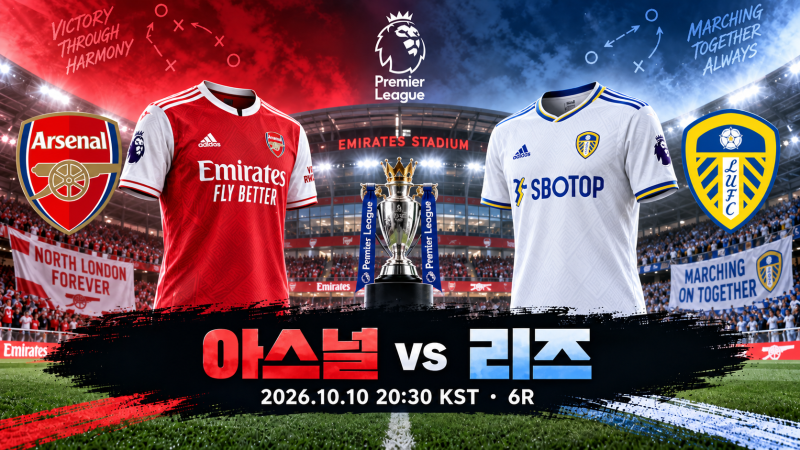 [EPL] [2026.10.10] 아스널 vs 리즈 프리뷰｜사카 측면 연계 · 리즈 투톱 역습
