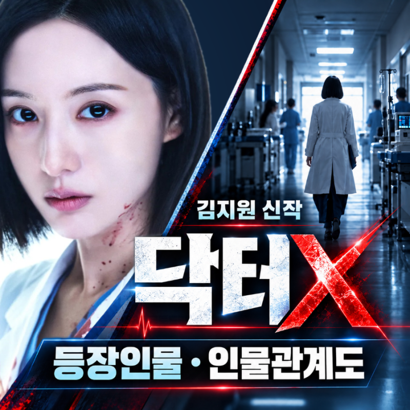 닥터X 하얀 마피아의 시대 기본정보 김지원·등장인물·인물관계도·몇부작·넷플릭스