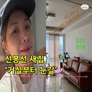 “소파 너무 마음에 든다” 신봉선 새집 공개, 눈길 간 공간 3곳
