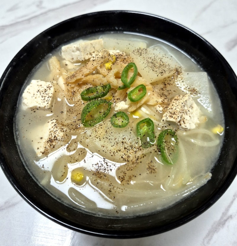 황태콩나물국 레시피｜무 넣고 시원하게 끓인 황태해장국