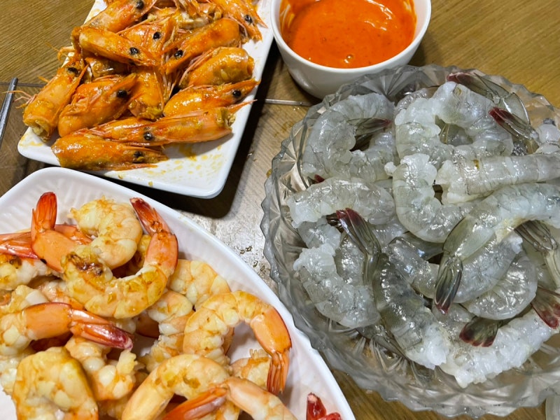[내돈내산 맛집리뷰] 서울 송파구 가락시장 가락몰 바다나라 제철 생새우 포장 인어교주해적....