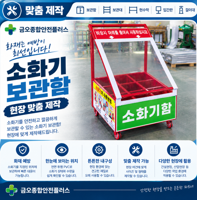 소화기 보관함 제작
