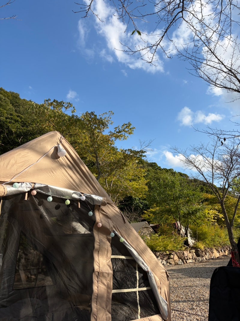 부산 근교 캠핑장 추천 양산 무릉도원 오토캠핑장 아이랑 함께한 후기