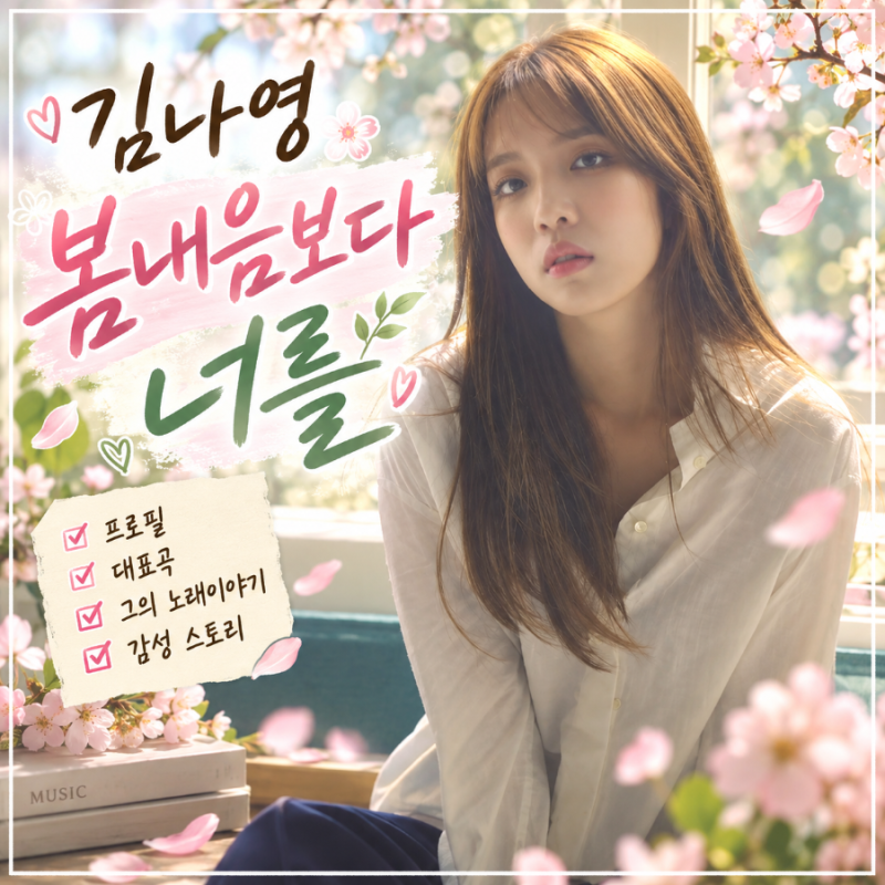 ✨️✨️ 김나영 프로필 〈봄 내음보다 너를〉✨️✨️