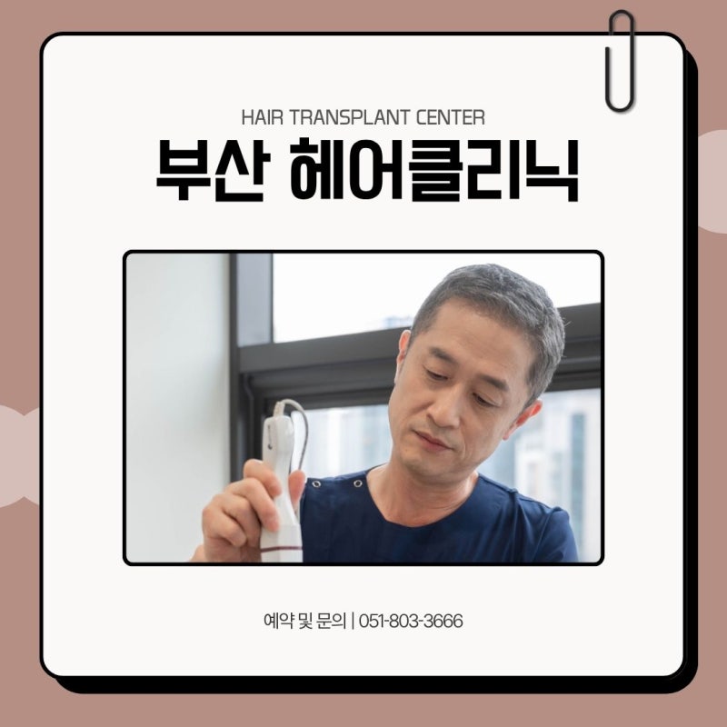 부산 탈모치료 병원 실제 의학적 과정과 역할