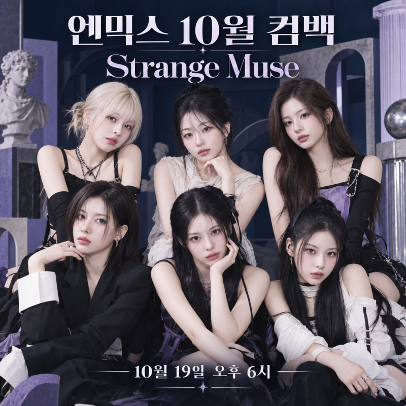 엔믹스 10월 컴백 Strange Muse 발매일과 신곡 활동 일정