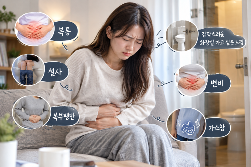 잦은 복통과 잦은설사, '과민성대장증후군'.. 증상과 원인, 좋은 음식까지 총정리