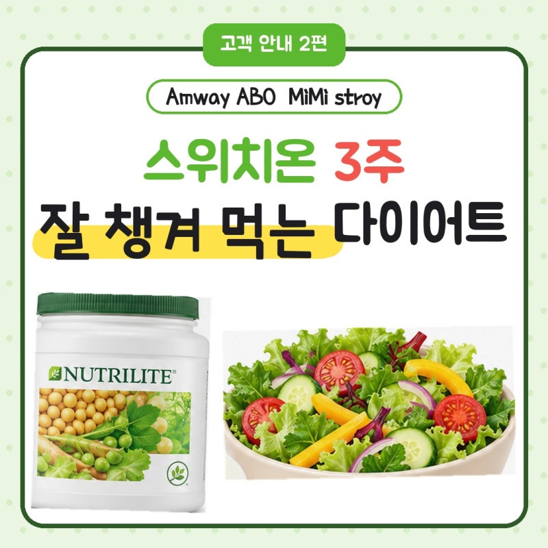 스위치온 디톡스 다이어트 방법 | 단백질 쉐이크로 3주, 주차별 식단 정리