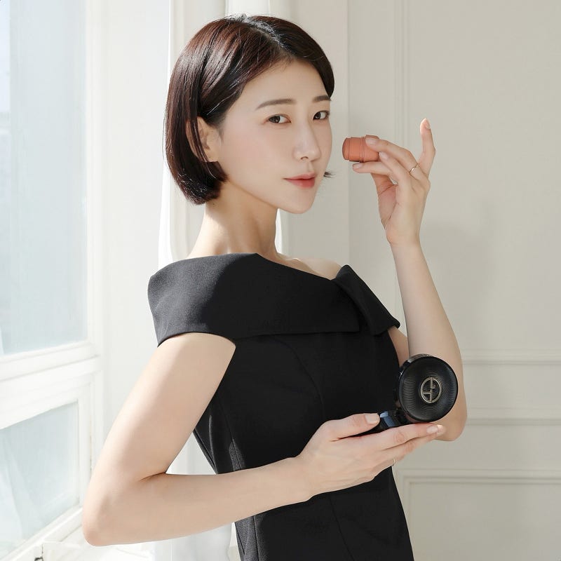 아르마니 블러셔 돌치 립앤치크 터치밤 전 컬러 발색과 쿠션으로 데일리 메이크업!