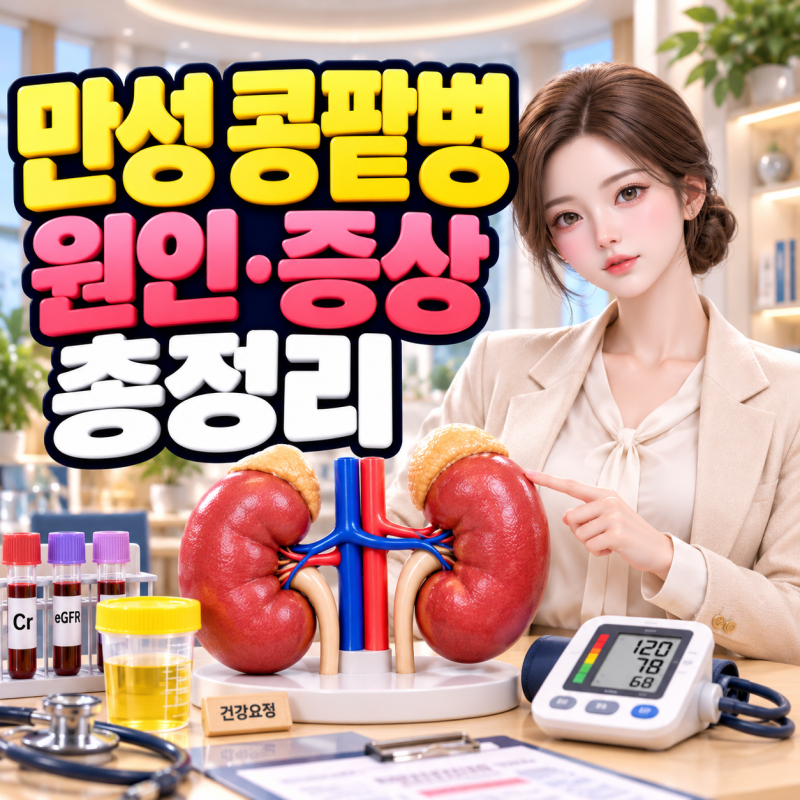 만성 콩팥병 증상·원인은? 2기·3기·4기·5기 치료와 식단