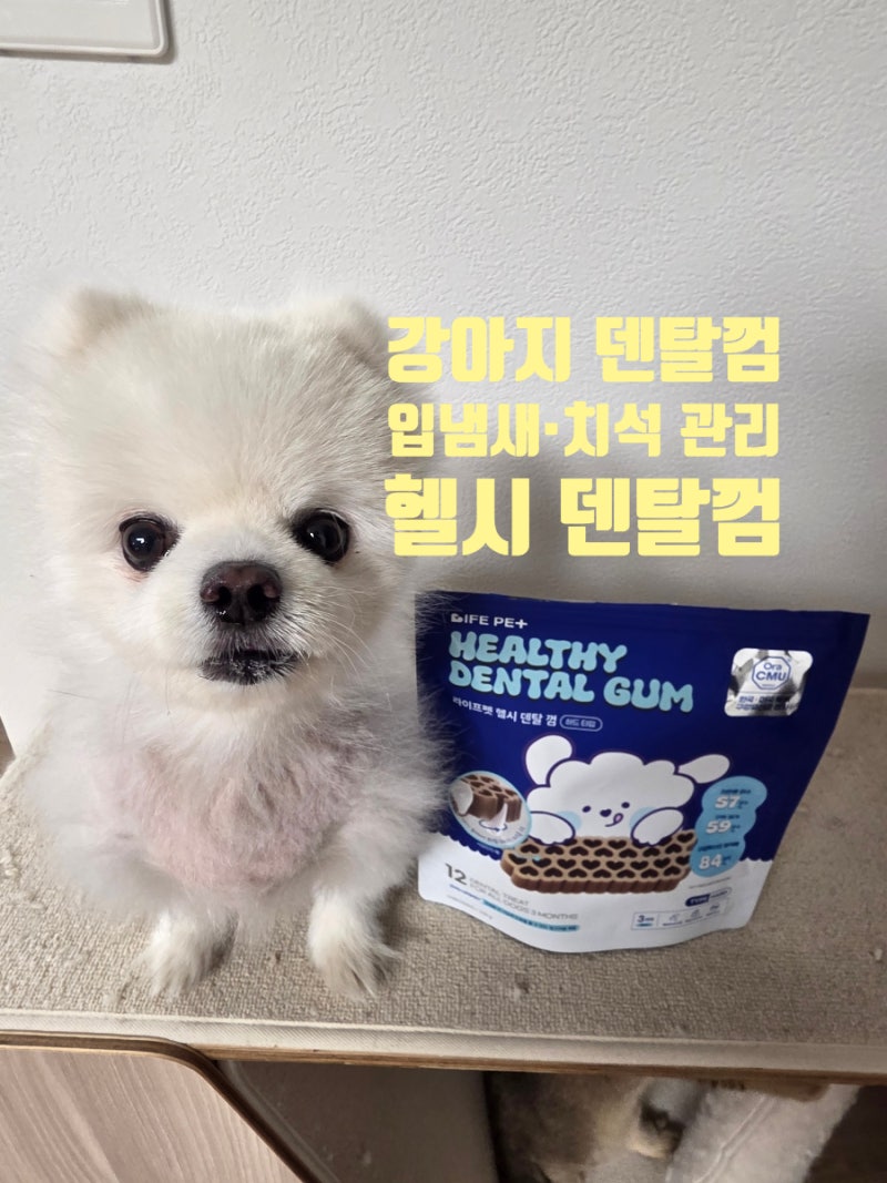 강아지덴탈껌 라이프펫 헬시 덴탈껌｜강아지입냄새·강아지치석제거 관리 후기