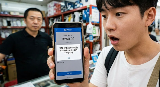 알리페이 수수료｜200위안 넘으면 3%? 한국 카드 결제 전 알아둘 것