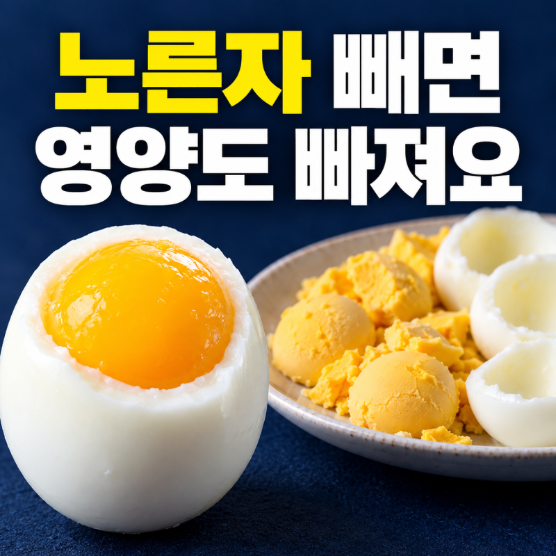 계란효능 챙긴다며 흰자만 먹었다면... 노른자와 함께 버린 '이것'