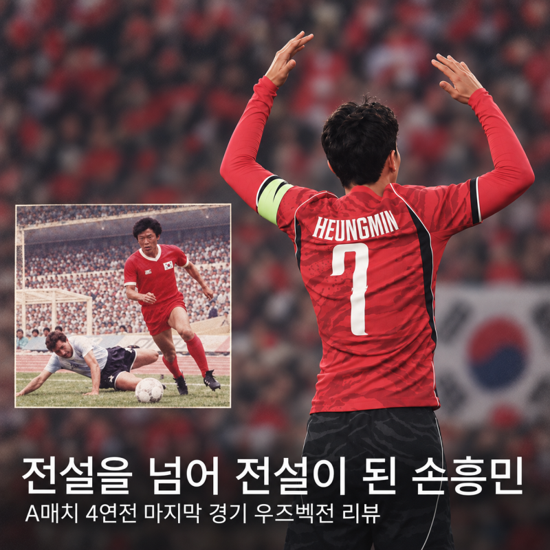 손흥민, 차범근 넘고 한국 A매치 최다골 1위｜우즈벡전 2-0 승리, 모레노호 4연전 총평