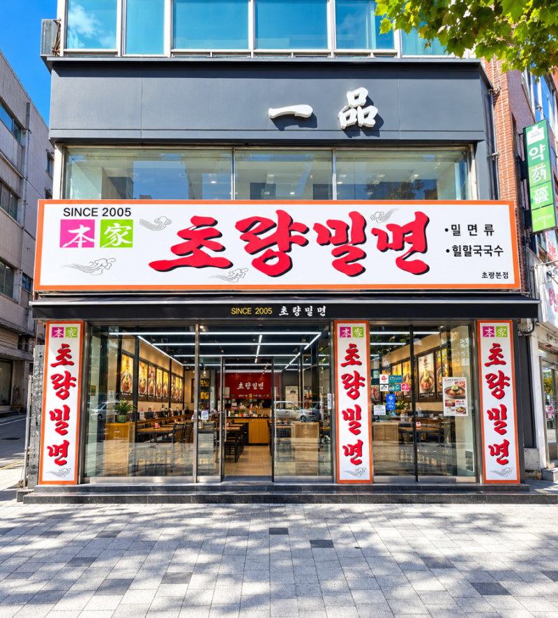 부산 여행 첫 끼, 부산역 앞 초량밀면을 찾았습니다