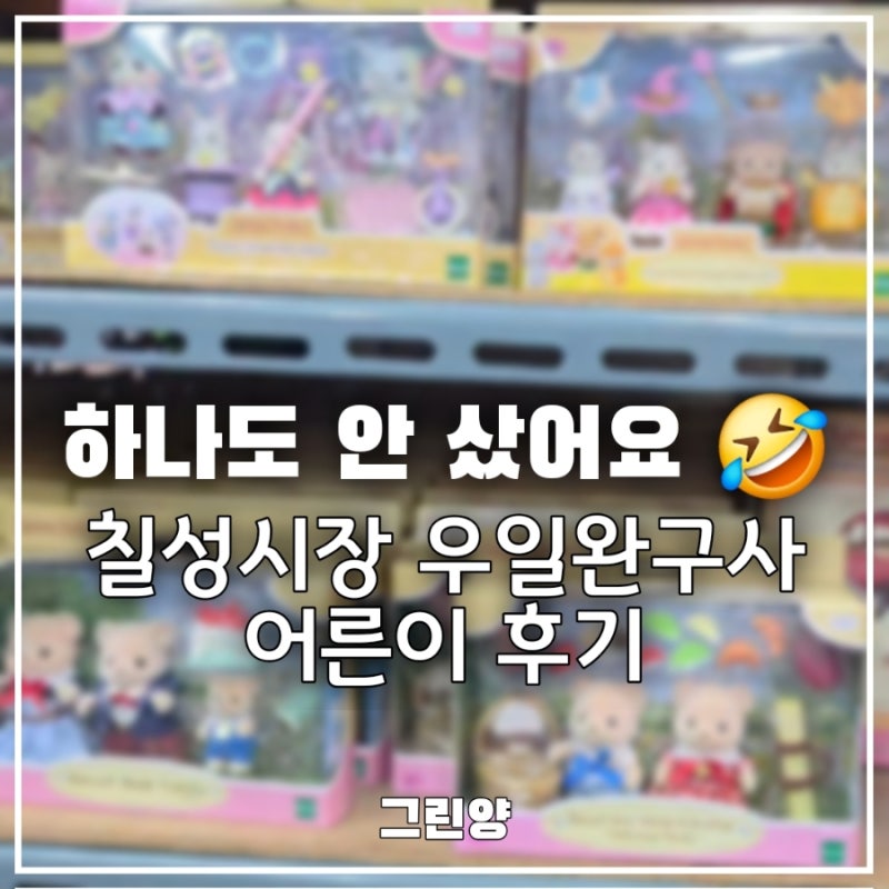 대구 칠성시장 문구완구거리 우일완구사 후기 | 다 살 수 있는데 하나도 안 산 이유 (주차·꿀....