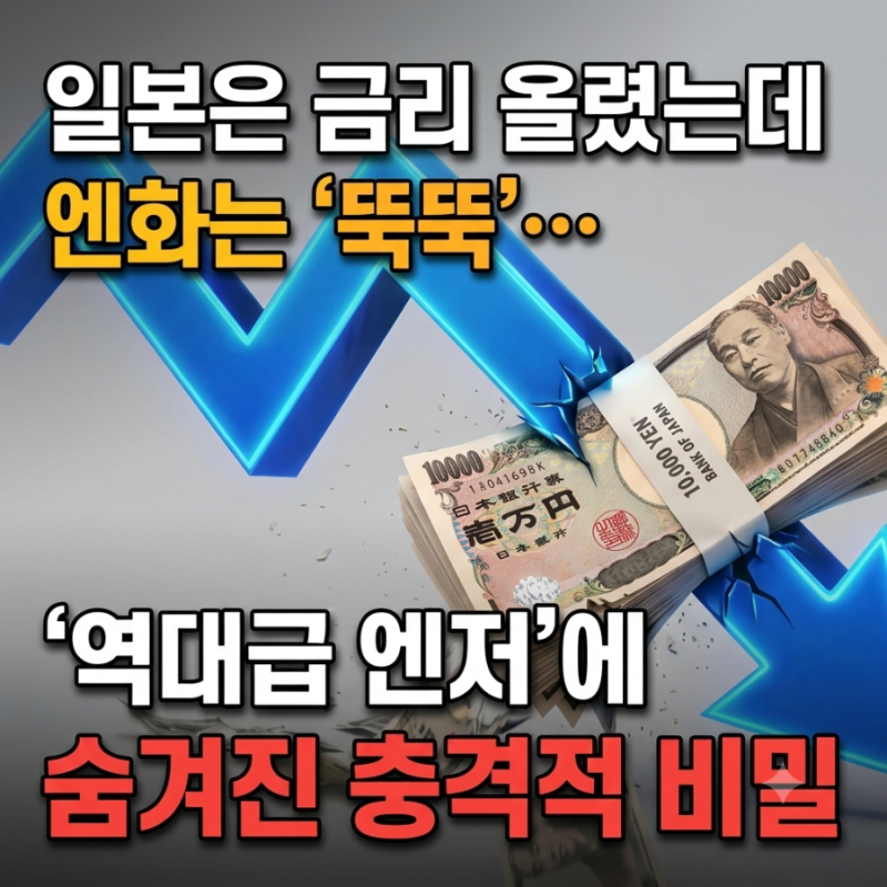 일본은 금리 올렸는데 엔화는 '뚝뚝'…'역대급 엔저'에 숨겨진 충격적 비밀