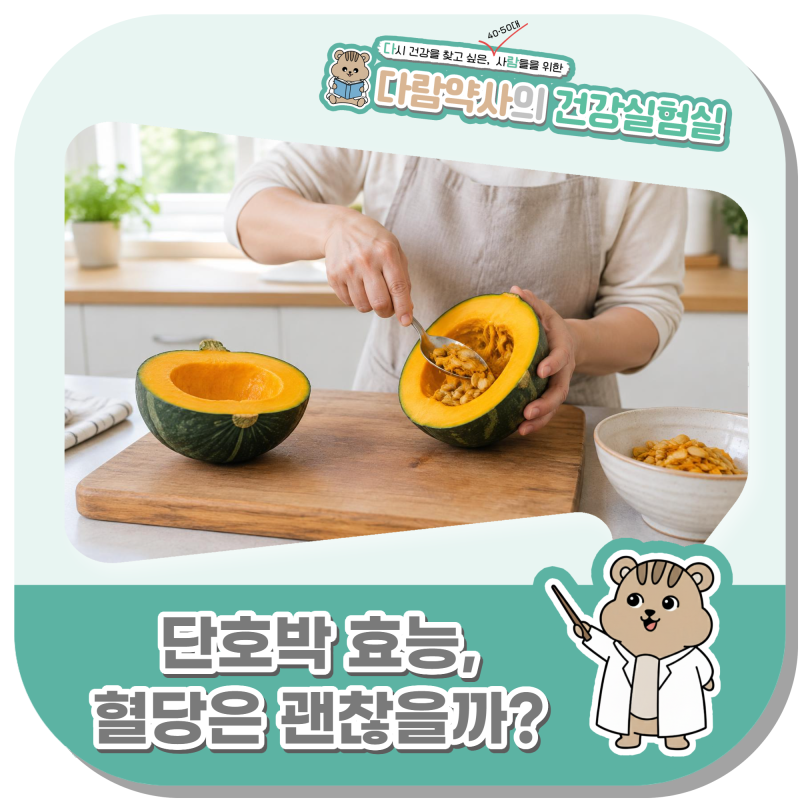 단호박 효능, 달콤한데 혈당은 괜찮을까요? 늙은호박 차이까지