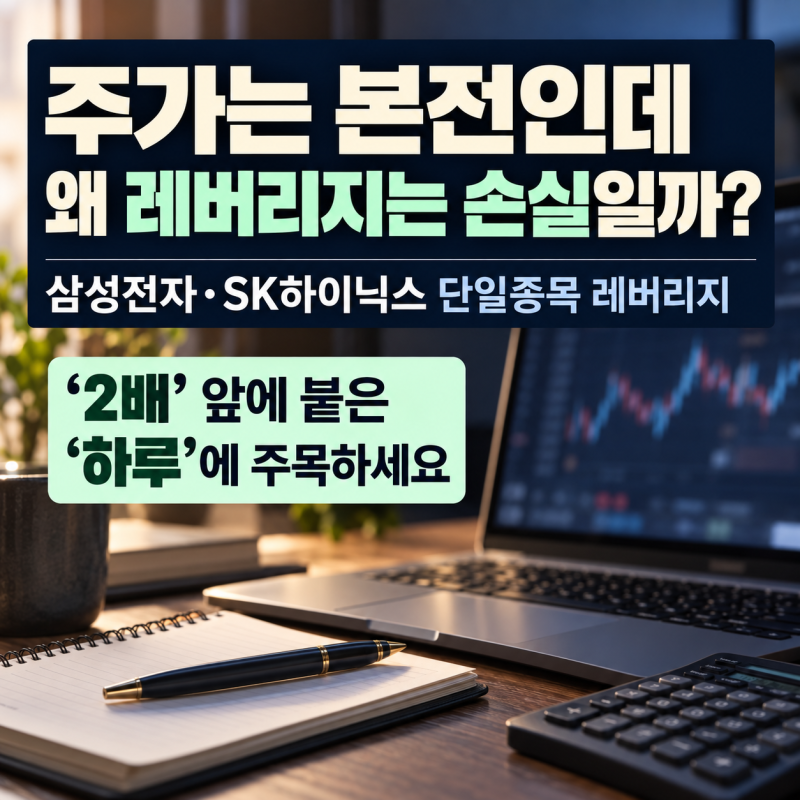 삼성전자·SK하이닉스 레버리지, 주가가 회복해도 손실날 수 있는 이유