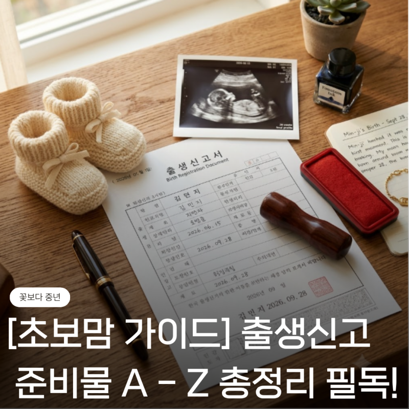[초보맘 가이드] 아기 신생아 출생신고 준비물 "A - Z 올인원 총정리"