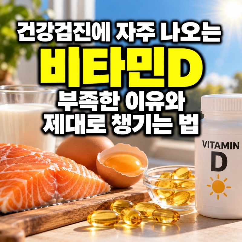 건강검진에서 유독 많이 부족하다고 나오는 영양소, 비타민D 제대로 챙기는 법