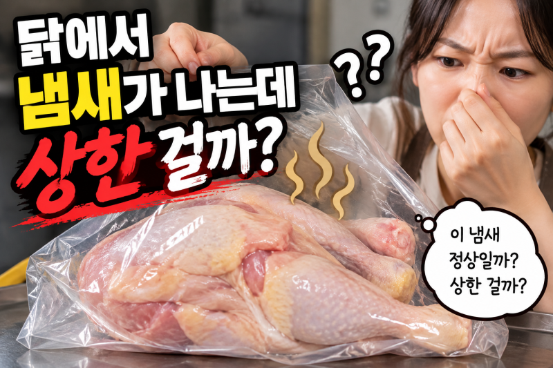 생닭 냄새 구별하느 방법