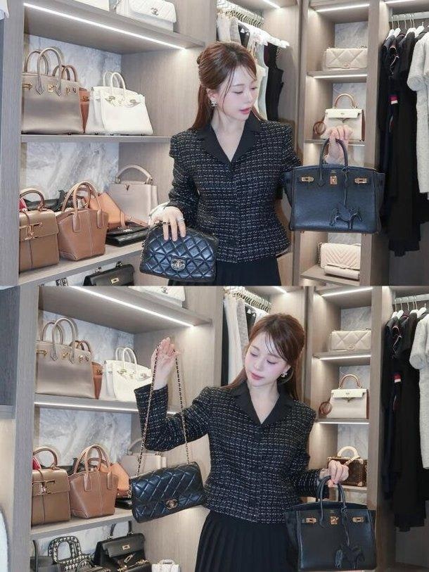셀럽들의 명품백 보관법은? 아옳이·고소영 드레스룸처럼 가방 정리하기