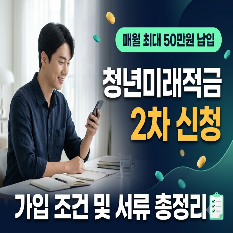 청년미래적금 2차 신청 자격과 소득증빙 서류, 우대금리 꿀팁