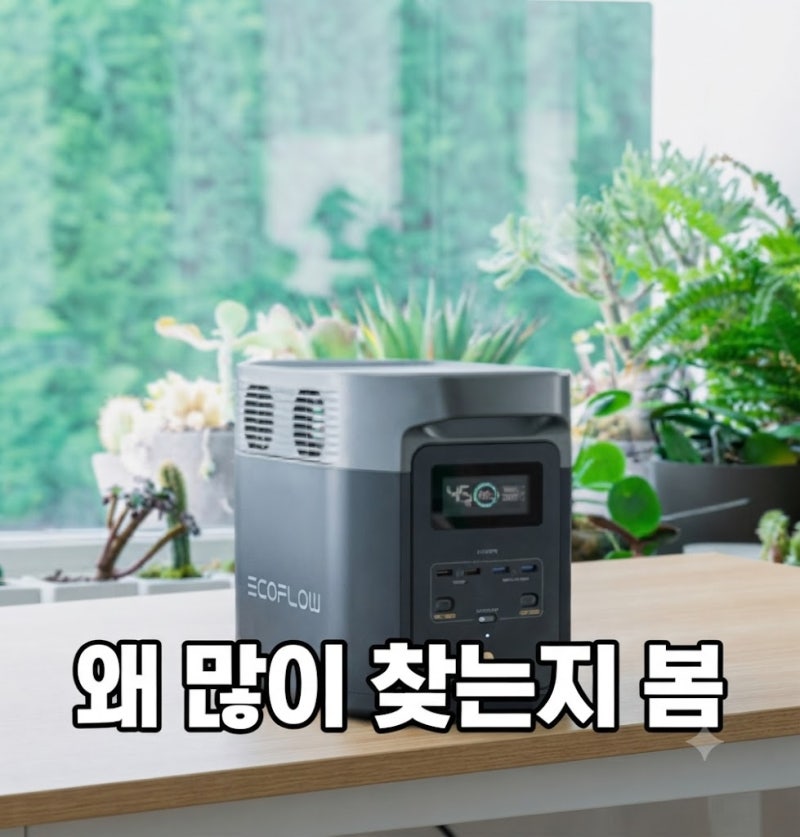 에코플로우 델타 2 파워뱅크 1024Wh 1800W, 캠핑용으로 괜찮을까? 가격·장단점 총정리