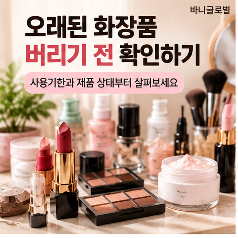 오래된 화장품 버리기, 내용물과 용기 분리해서 정리하는 법