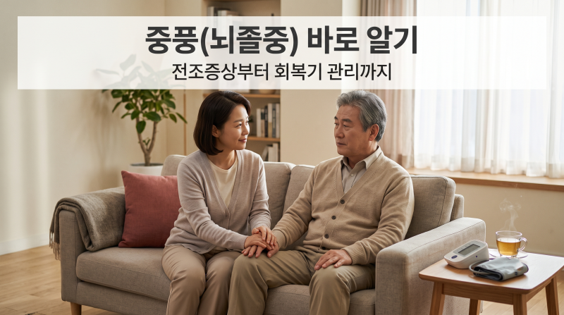 중풍(뇌졸중) 한눈에 정리 – 증상·골든타임·후유증 관리 | 은평구 문평한의원