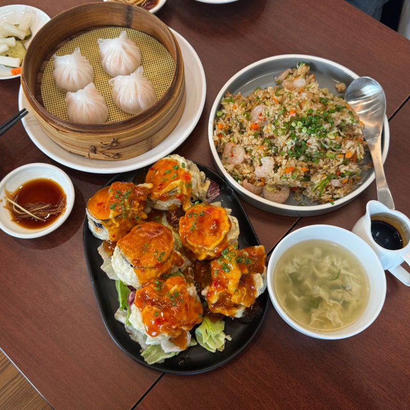 세종호수공원맛집 연화섬, 하가우 새우가지튀김 탄탄면까지