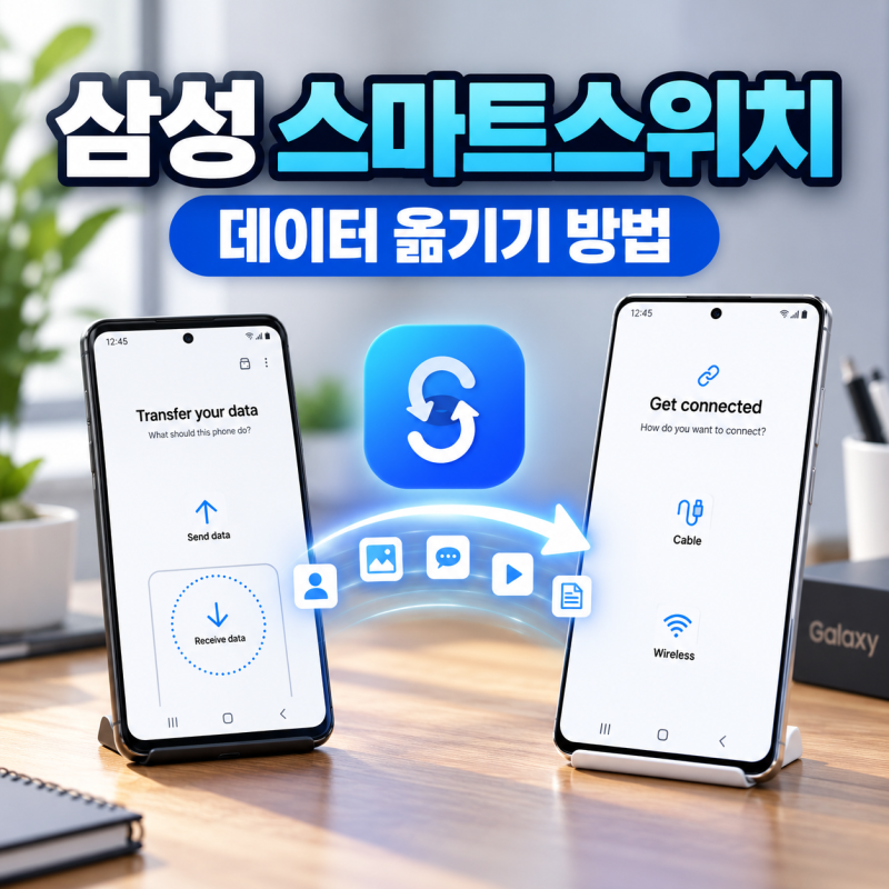 삼성 스마트스위치 데이터 옮기기 전 준비부터 사용방법까지