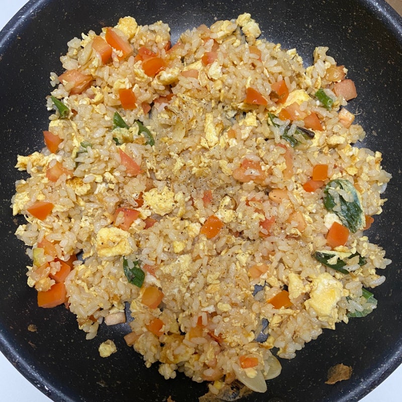 오늘의 요리: 토마토 계란 볶음밥