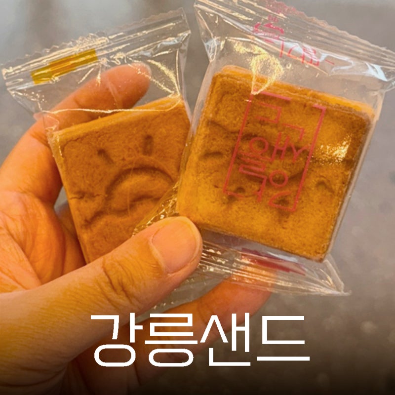 강릉 디저트 강원옥 찹쌀떡 강릉샌드 세가지맛 후기