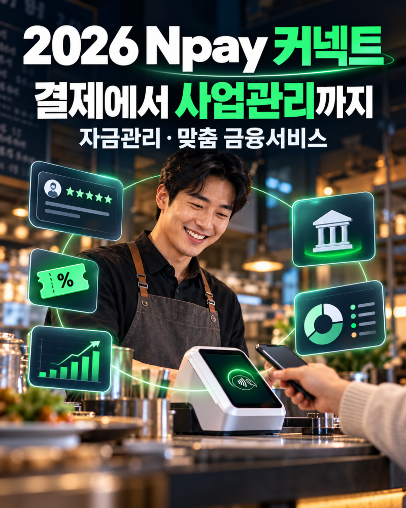 2026 Npay 커넥트가 은행·POS·사업관리와 연결됩니다｜소상공인 결제·자금관리·맞춤 금융서....