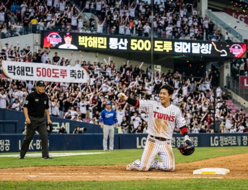 LG 박해민 통산 500도루 달성