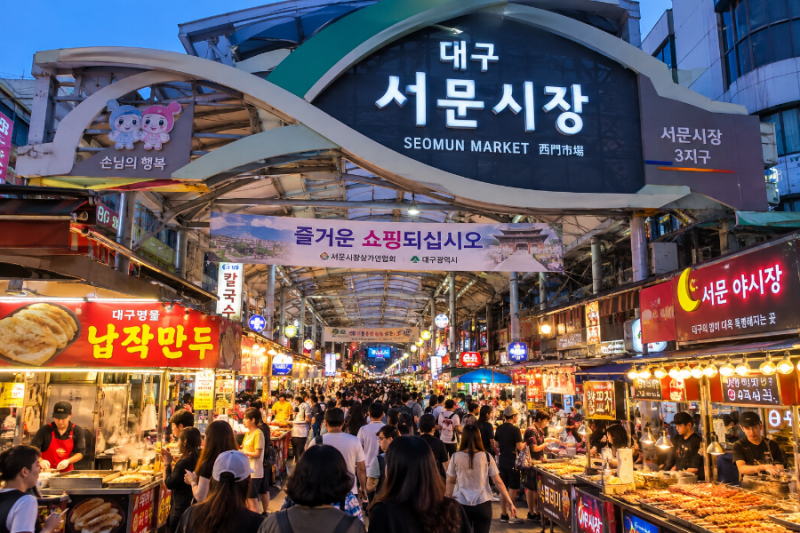 시장 하나 보고 대구까지 갑니다｜대구 서문시장 먹거리·야시장·주차 총정리